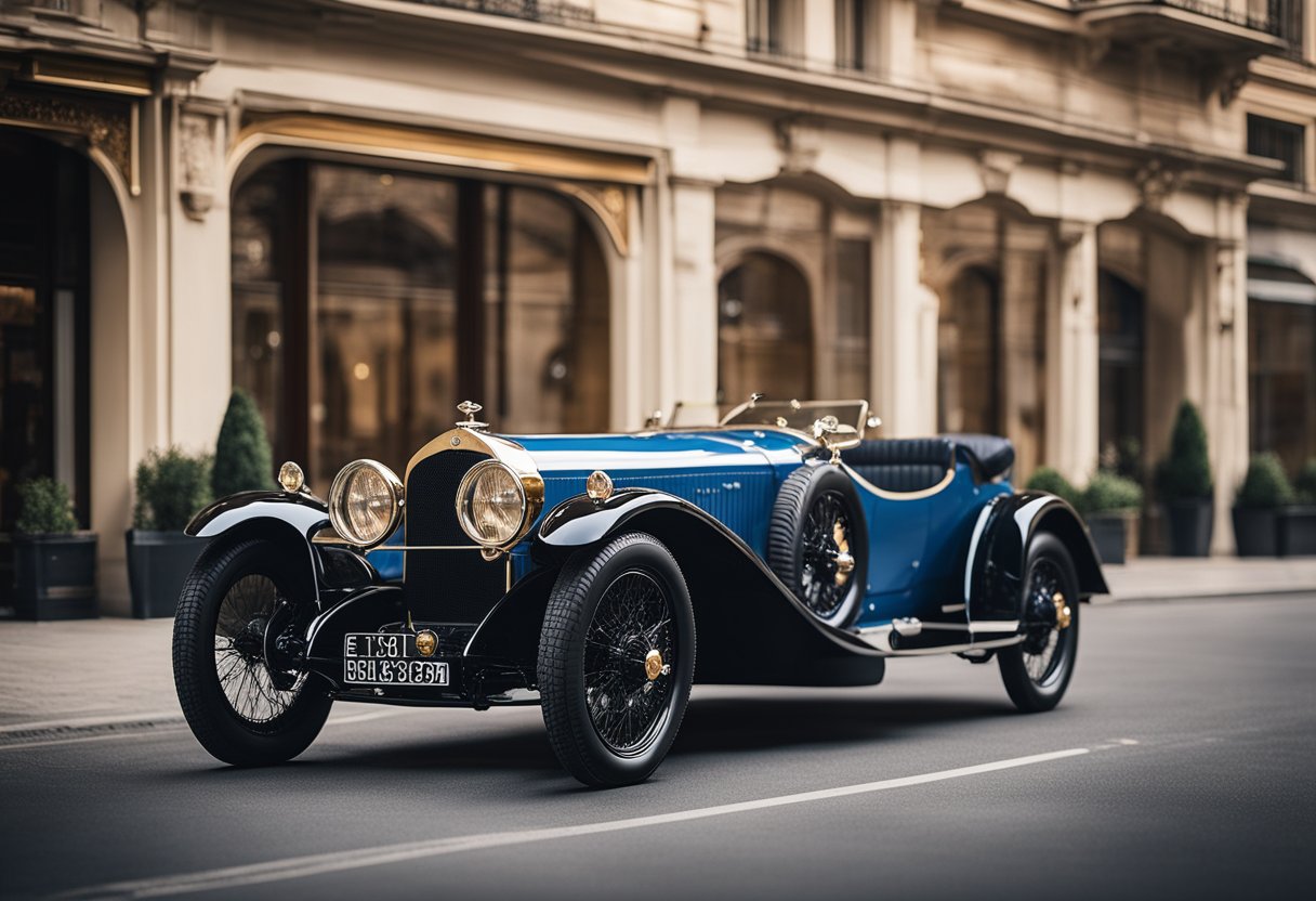 Ettore Bugatti’s cars stand as works of art, with sleek lines and
intricate details, evoking a sense of luxury and
craftsmanship